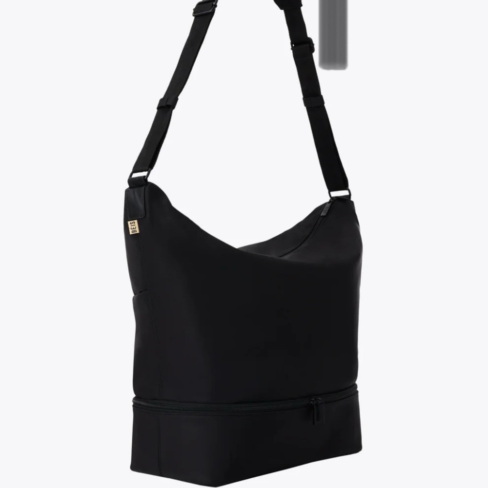 BEIS Sleek Black Crossbody Bag - Picture 2 of 13